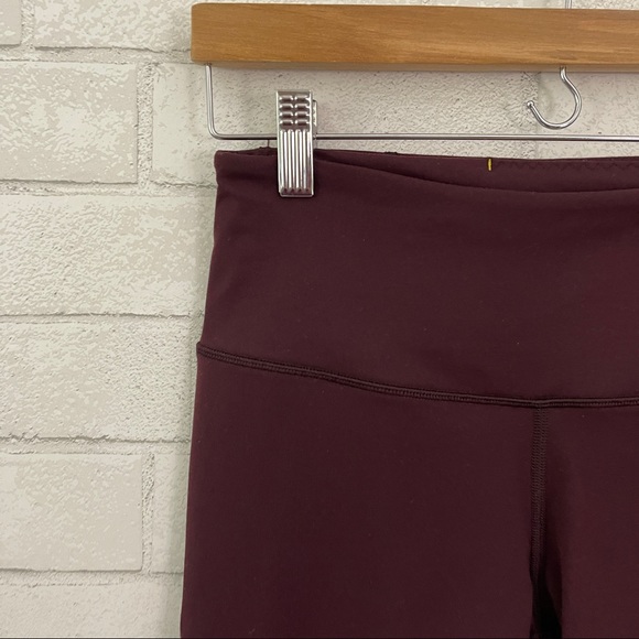 VICTORIA’S SECRET Victoria Sport Maroon & Gold Knockout Tight Leggings - Picture 4 of 10